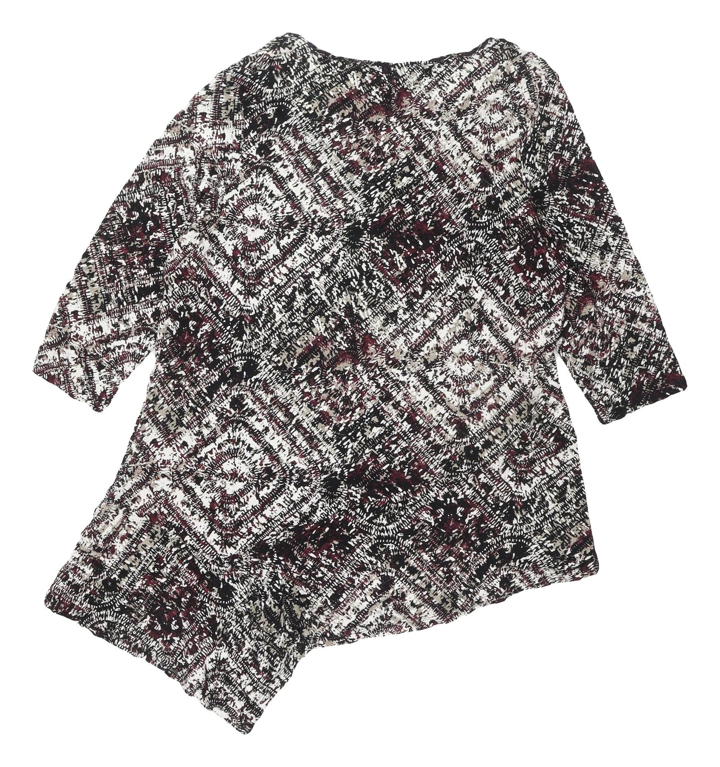 Marks & Spencer Women's Multicoloured Geometric Blouse UK 18