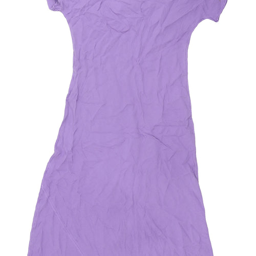 Marks and Spencer Women's Purple A-Line Dress Size 12