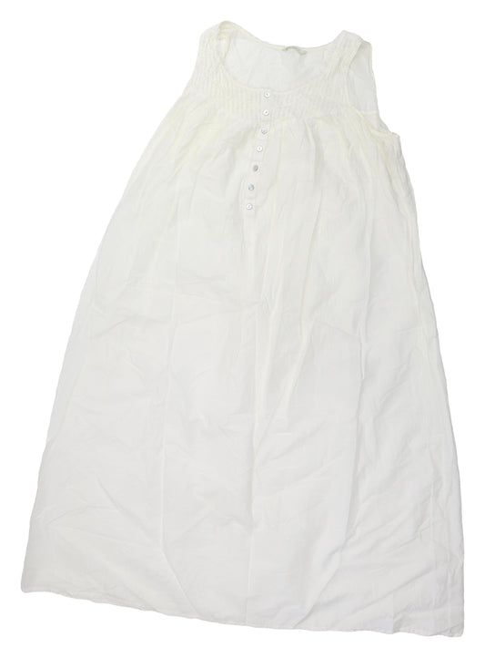 Marks and Spencer Women's White Midi Cotton Dress