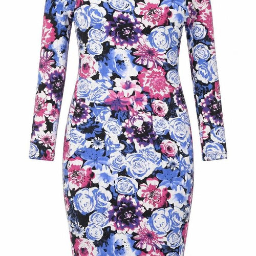 TG Women's Multicoloured Floral Bodycon Dress, Size 12