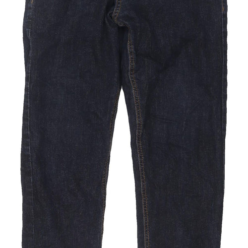 Next Women's Blue Straight Jeans, Size Short, 30 Waist
