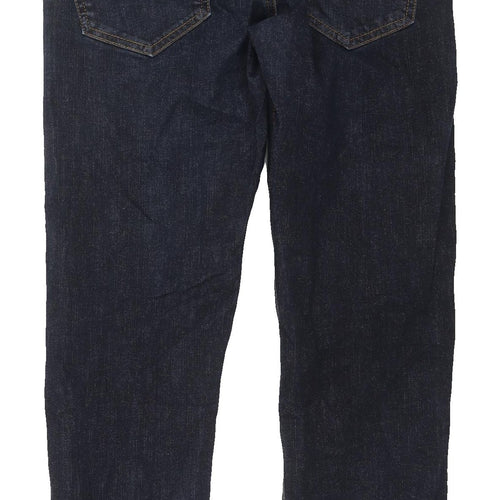 Next Women's Blue Straight Jeans, Size Short, 30 Waist
