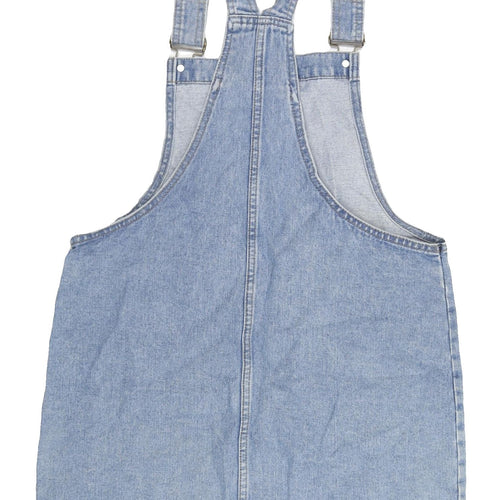 Denim Co Women’s Blue Dungaree Dress Size 12