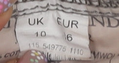 River Island Women's Light Blue Cut-Off Denim Shorts