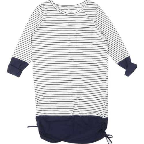 Next Women's Blue Striped T-Shirt Dress Size 8