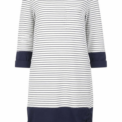 Next Women's Blue Striped T-Shirt Dress Size 8