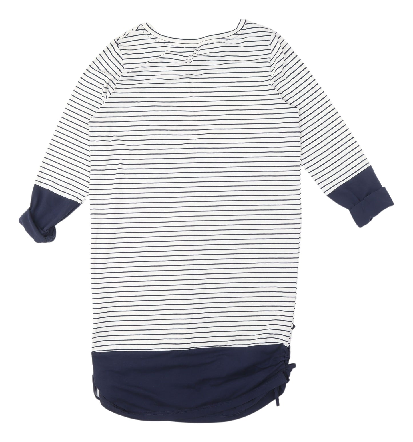 Next Women's Blue Striped T-Shirt Dress Size 8