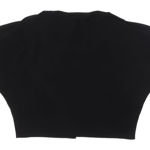 Topshop Black Women's Kimono Sleeve Blouse UK 6