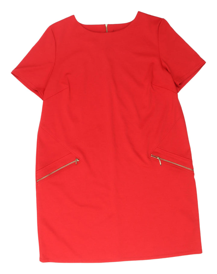 Wallis Women's Red Shift Dress UK 18 Casual Summer