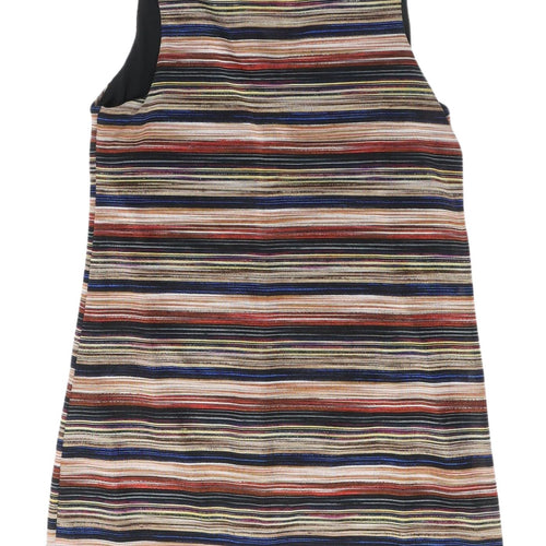 New Look Women’s Multicoloured Striped Shift Dress UK 10