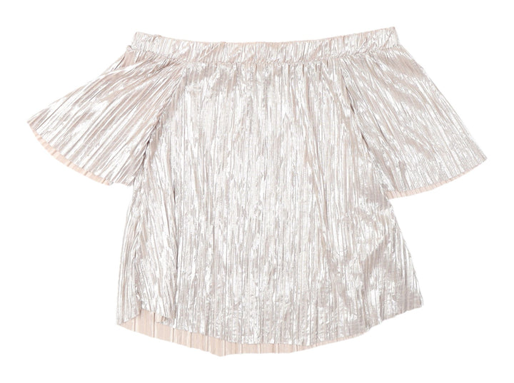 River Island Silver Off Shoulder Camisole Blouse - Size 10