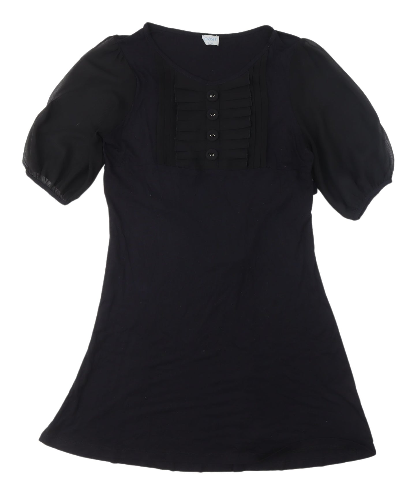 Oasis Women's Black A-Line Dress, Size 10