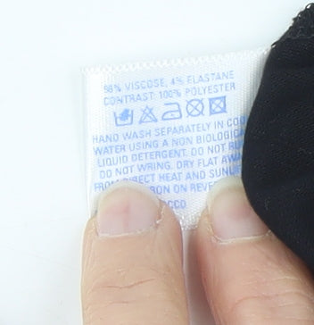 Oasis Women's Black A-Line Dress, Size 10