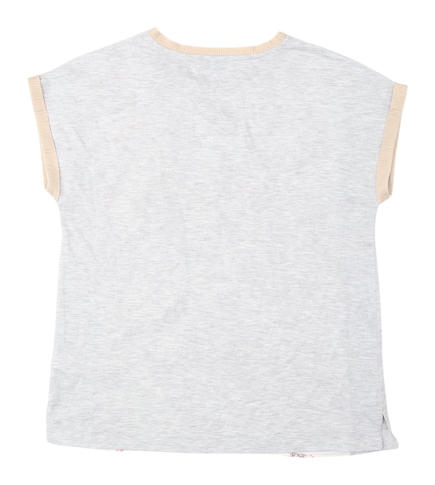 Marks & Spencer Women's Floral Grey T-Shirt Size 12