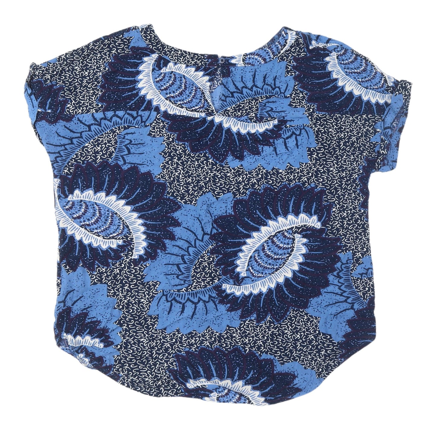 Next Women's Blue Floral Blouse Size 10