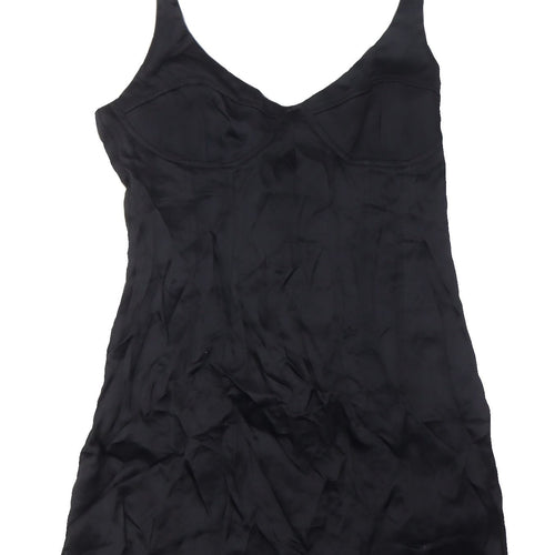 Zara Women's Black Slip Dress Size 12 - Party Wear