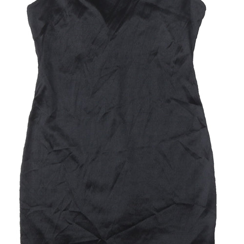 New Look Women's Black Short Slip Dress, Size 10