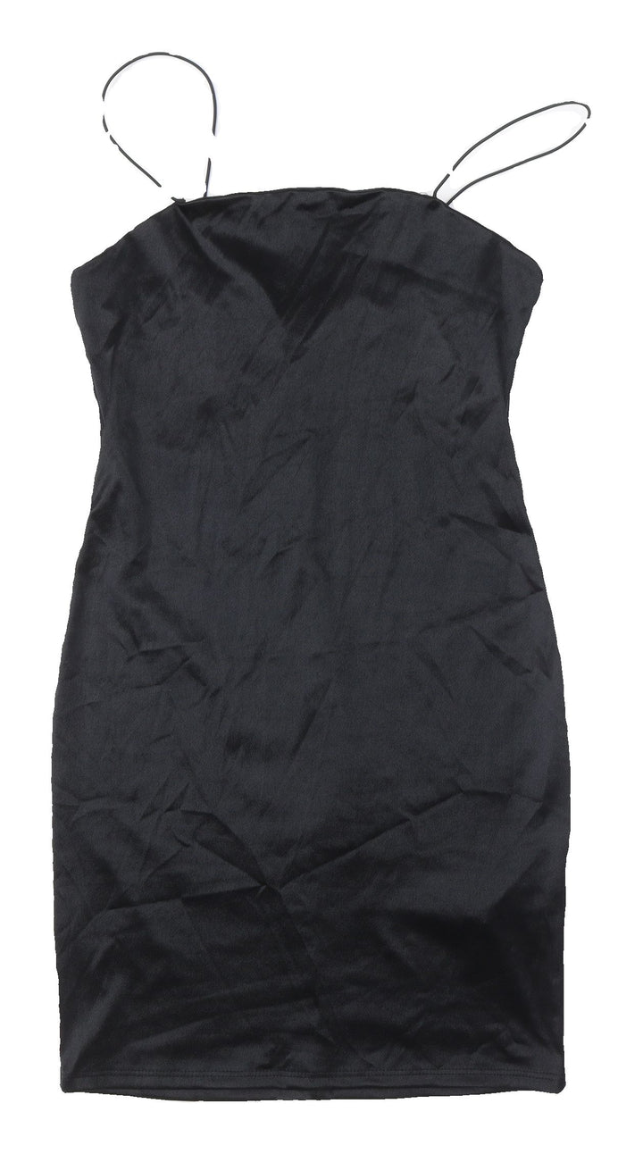 New Look Women's Black Short Slip Dress, Size 10