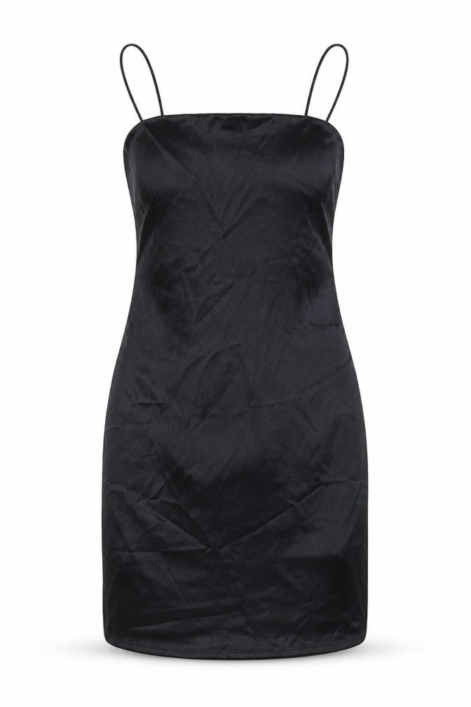 New Look Women's Black Short Slip Dress, Size 10
