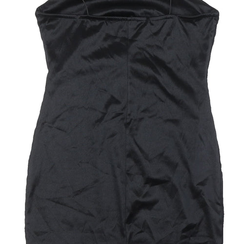 New Look Women's Black Short Slip Dress, Size 10