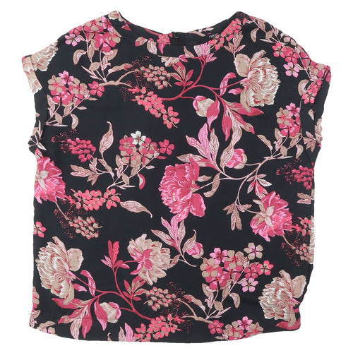 Next Women's Floral Blouse, Multicoloured, Size 12