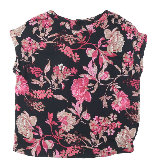 Next Women's Floral Blouse, Multicoloured, Size 12