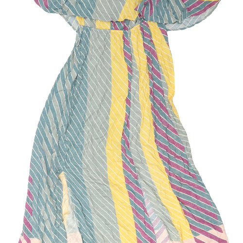 O'Neill Multicoloured Rayon Striped Dress, Women’s S
