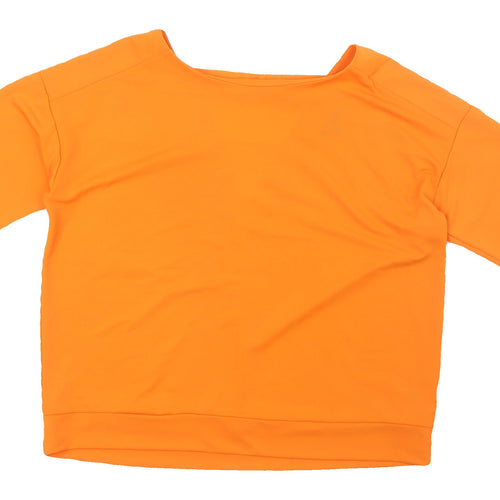 Next Women’s Orange Basic Short Sleeve T-Shirt, Size 14