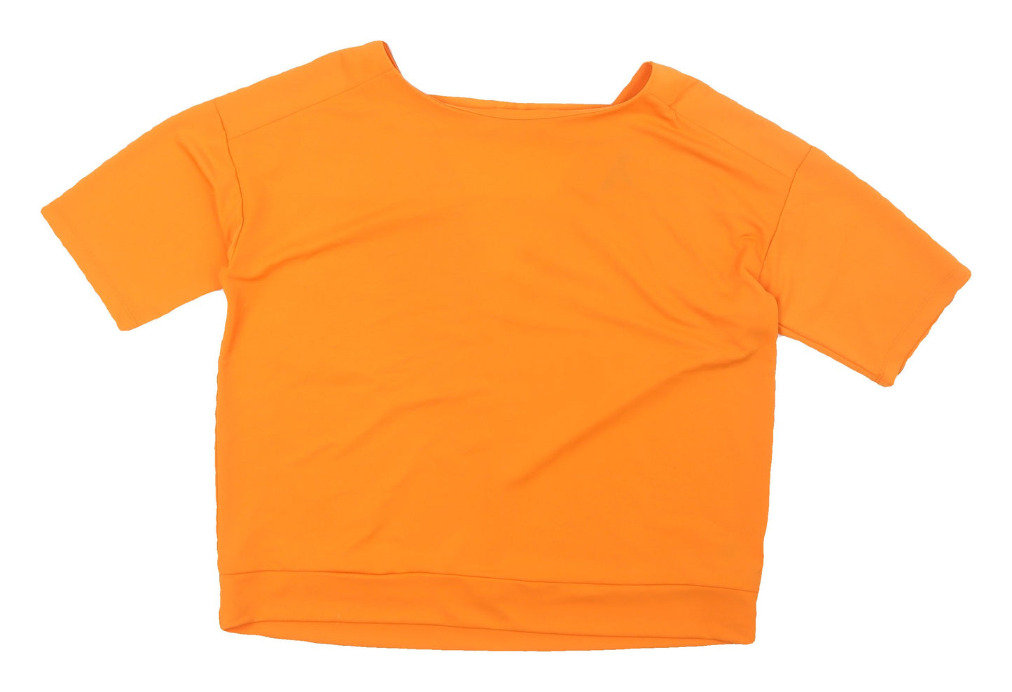 Next Women’s Orange Basic Short Sleeve T-Shirt, Size 14