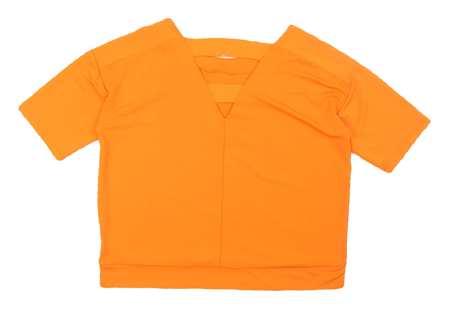 Next Women’s Orange Basic Short Sleeve T-Shirt, Size 14