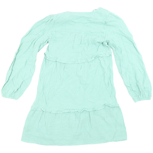 Marks and Spencer Women's Green Shift Dress Size 6