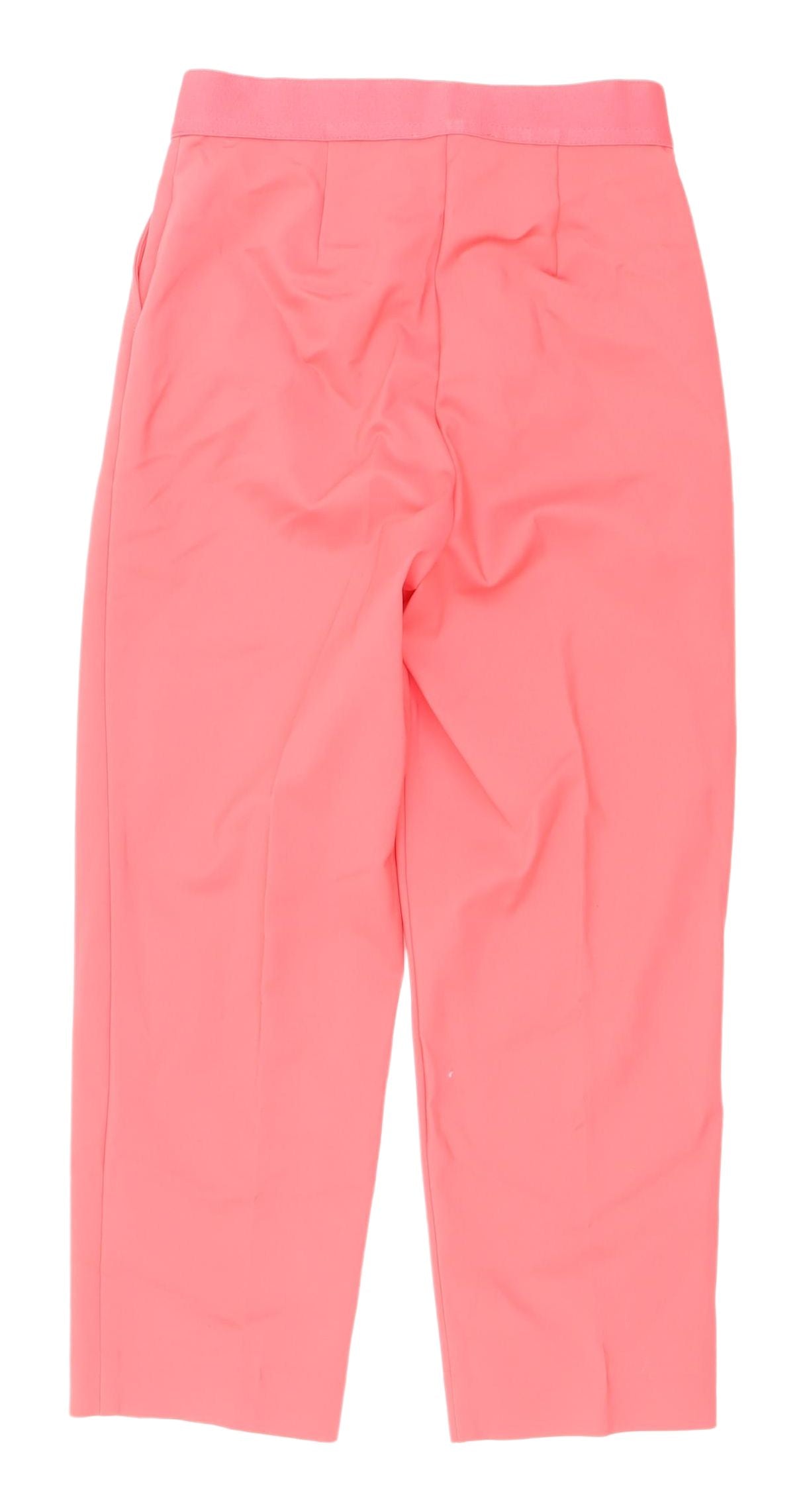 Marks and Spencer Pink High Rise Women's Trousers