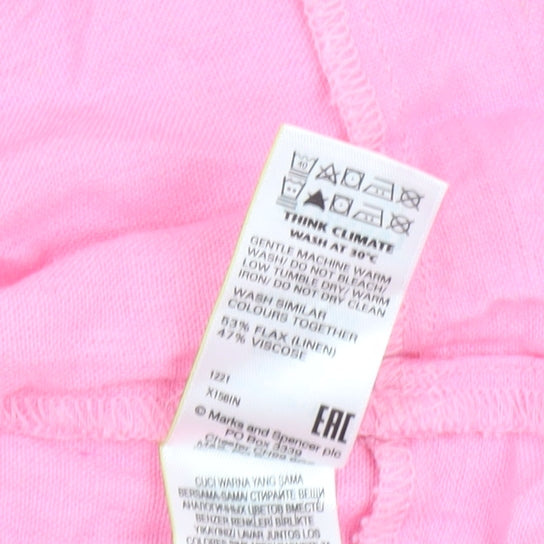 Marks and Spencer Pink Slip Dress Women Size 18 Summer