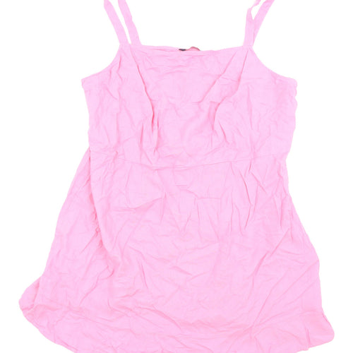 Marks and Spencer Women's Pink Sleeveless Dress Size 22