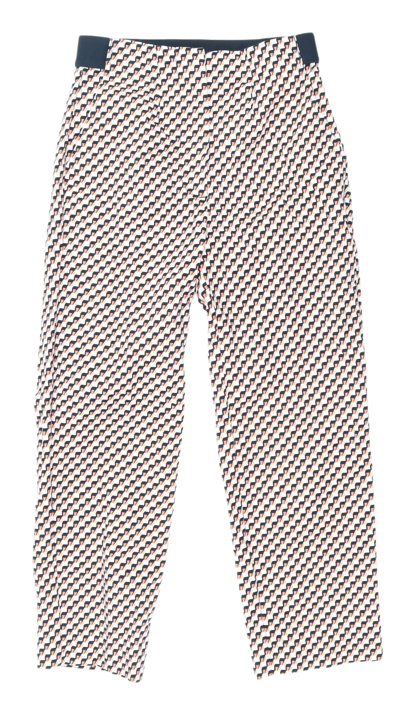 Marks and Spencer Women’s Cropped Geometric Trousers