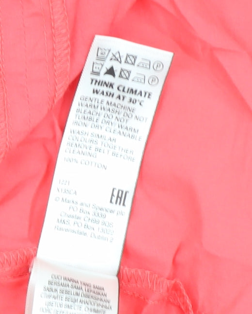 Marks and Spencer Women's Multicoloured 8 Shirt Dress