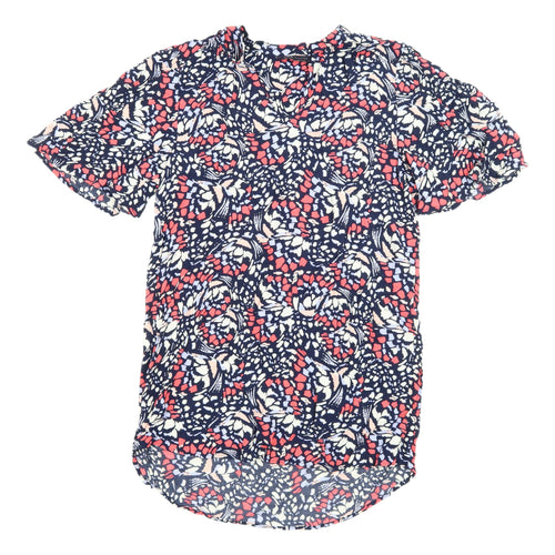 Marks and Spencer Women's Floral T-Shirt, Size 8, Multicoloured
