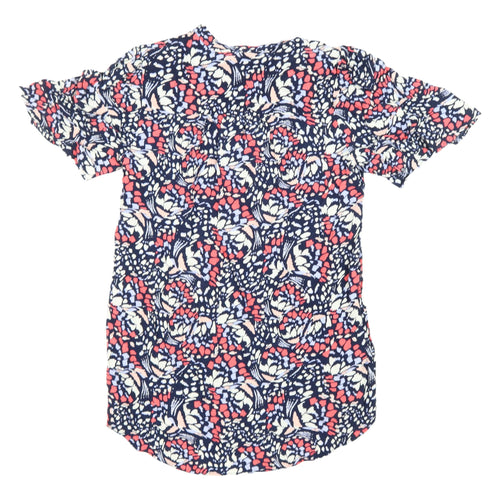 Marks and Spencer Women's Floral T-Shirt, Size 8, Multicoloured