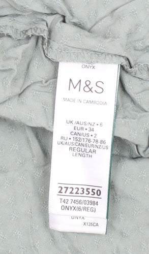 Marks & Spencer Women's Green A-Line Midi Dress