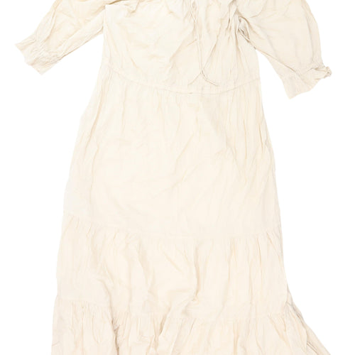 Marks and Spencer Women's Ivory Off Shoulder Dress