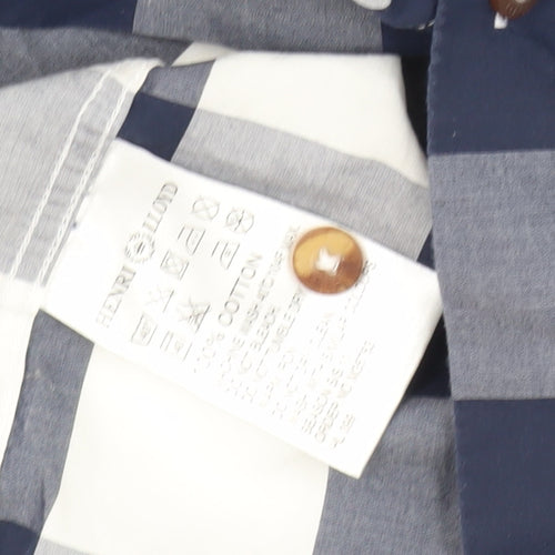 Henri Lloyd Blue Checked Men's Casual Shirt M