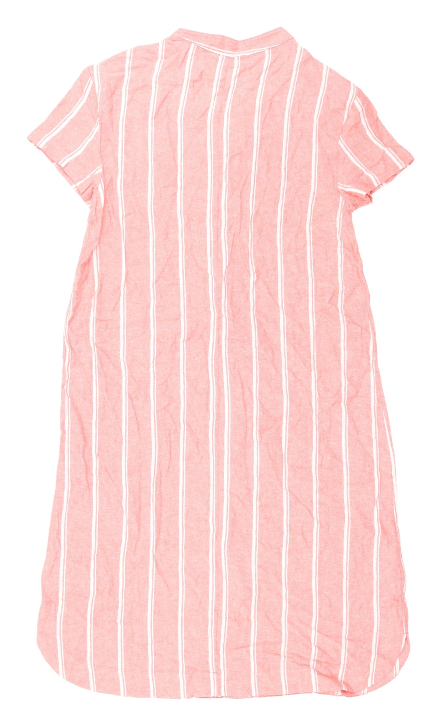 Marks and Spencer Pink Striped Shirt Dress, Size 6