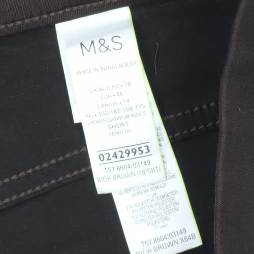 Marks and Spencer Brown Jegging, Size 18, Ladies' Jean
