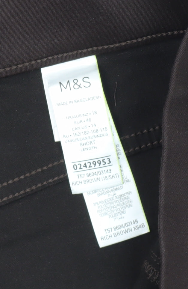 Marks and Spencer Brown Jegging, Size 18, Ladies' Jean