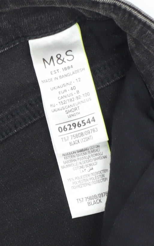 Marks and Spencer Women's Black Skinny Jeans 12