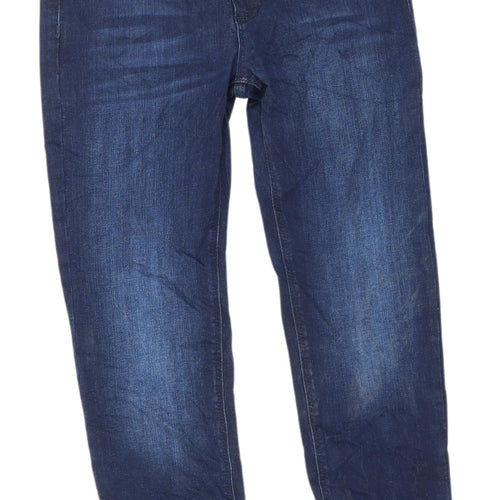 Marks and Spencer Women's Slim Blue Studded Jeans 10