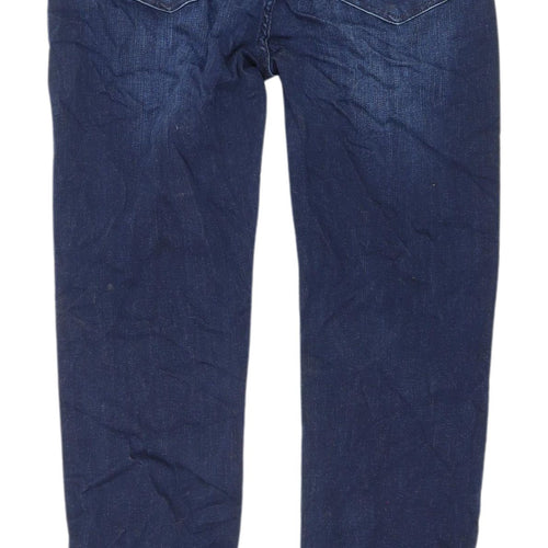 Marks and Spencer Women's Slim Blue Studded Jeans 10