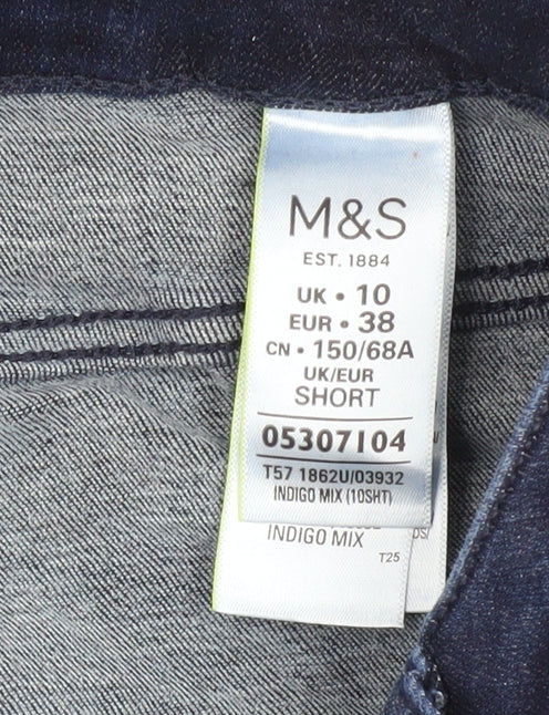 Marks and Spencer Women's Slim Blue Studded Jeans 10