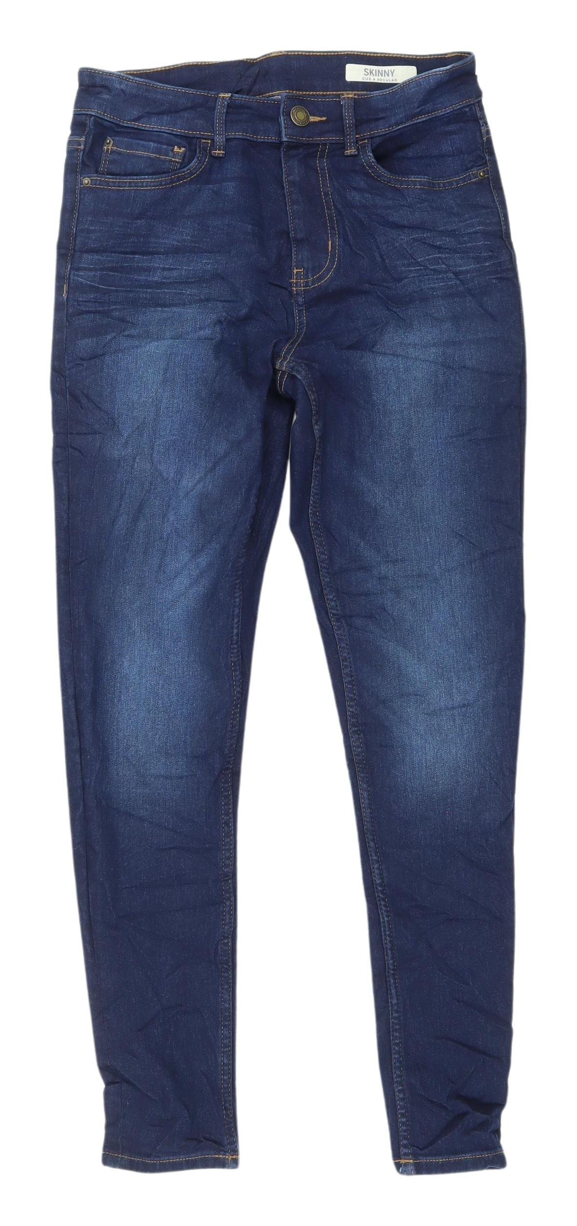 Marks and Spencer Women's Blue Skinny Jeans Size 8