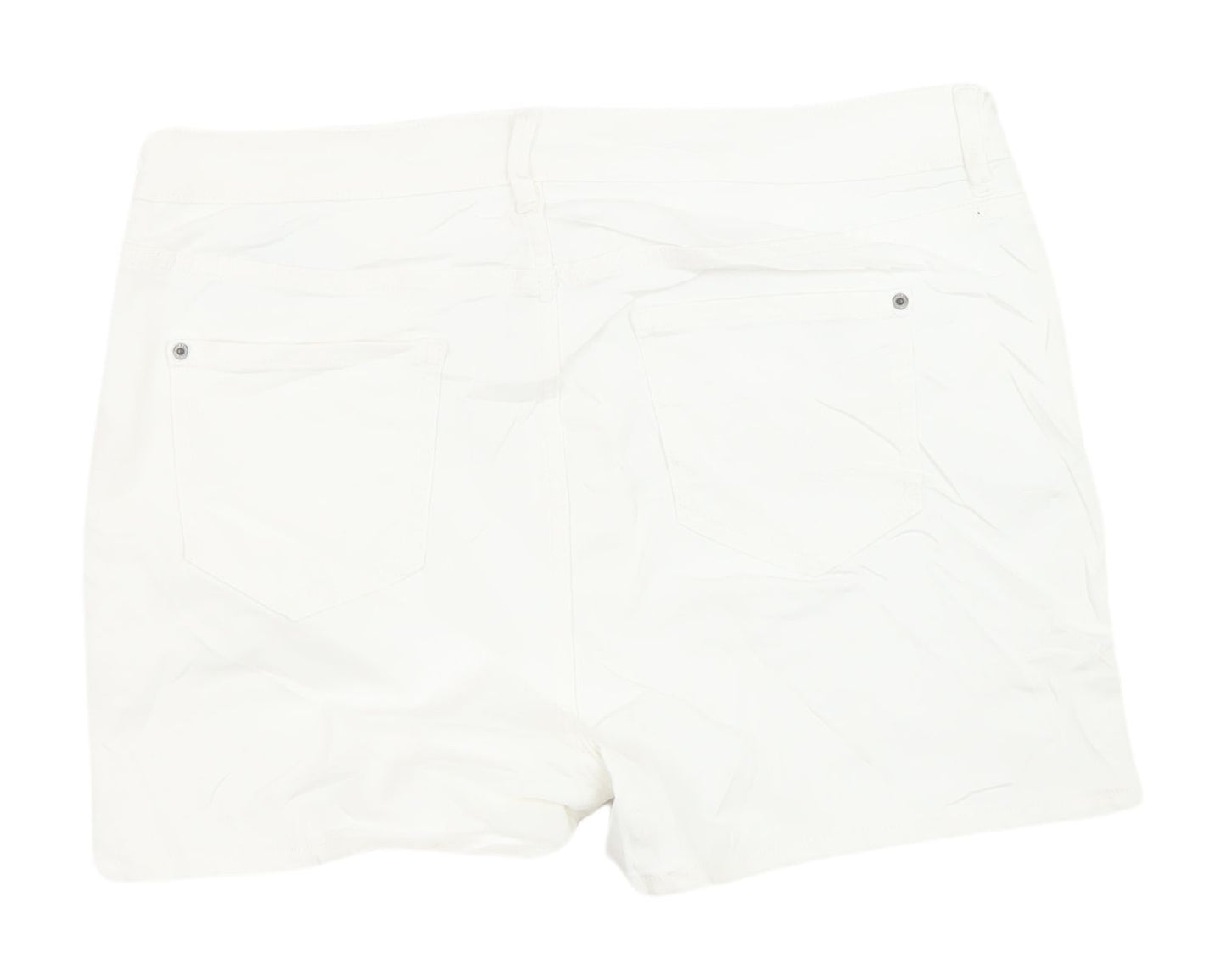 Marks & Spencer Women’s White Chino Shorts Size 16